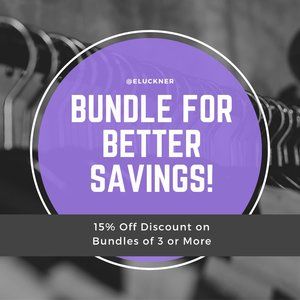 Bundle for 15% off